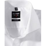 OLYMP - Level 5 - Overhemd - Wit - Dubbele Manchet - Strijkvriendelijk