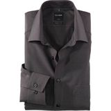 OLYMP - Luxor - Overhemd - Antraciet - 100% Katoen