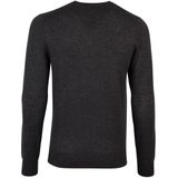 OLYMP Level 5 - Pullover - Antraciet Grijs - Wol en Zijde