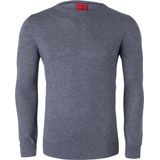 OLYMP - Trui Lvl 5 Grijs - Heren - Slim-fit