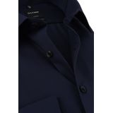 OLYMP - Luxor - Overhemd - Nachtblauw - Fil a Fil - Strijkvrij