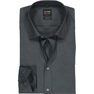 OLYMP Level Five Body Fit Overhemd ML6 (vanaf 68 CM) antraciet