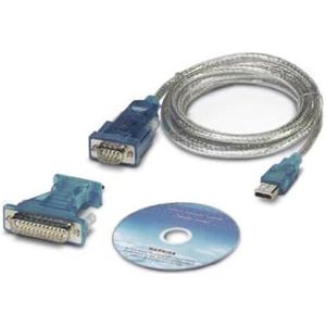 Phoenix Contact RS232/USB adapter en D-sub 9-25 adapter, Netwerkadapter
