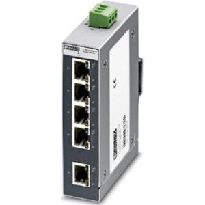 Phoenix Contact - Ethernet-schakelaar - Zwart - 5 RJ45-poorten - Auto-negotiation, LED-indicatoren