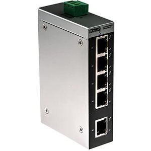 PHOENIX CONTACT FL SWITCH SFNB 5TX Ethernet Switch, 5 TP-RJ45-poorten, automatische detectie van gegevensoverdrachtssnelheid van 10 of 100 MBit/s (RJ45)
