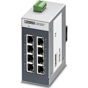 Phoenix Contact - Ethernet Schakelaar - 8x RJ45 - Industriële Netwerkschakelaar