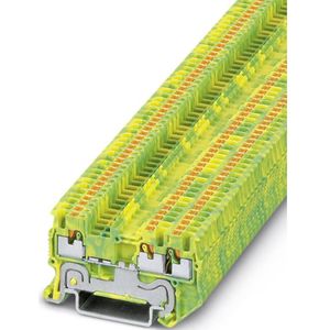 Aardklem - Groen-Geel - 3 Aansluitingen - Push-in-aansluiting