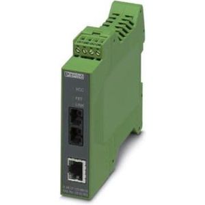 Phoenix Contact Phoenix 2902853 - 100 Mbit/s - 10.100 Mbit/s - 10000 m - 1300 nm - Duitsland, Actieve elektronische componenten, Groen