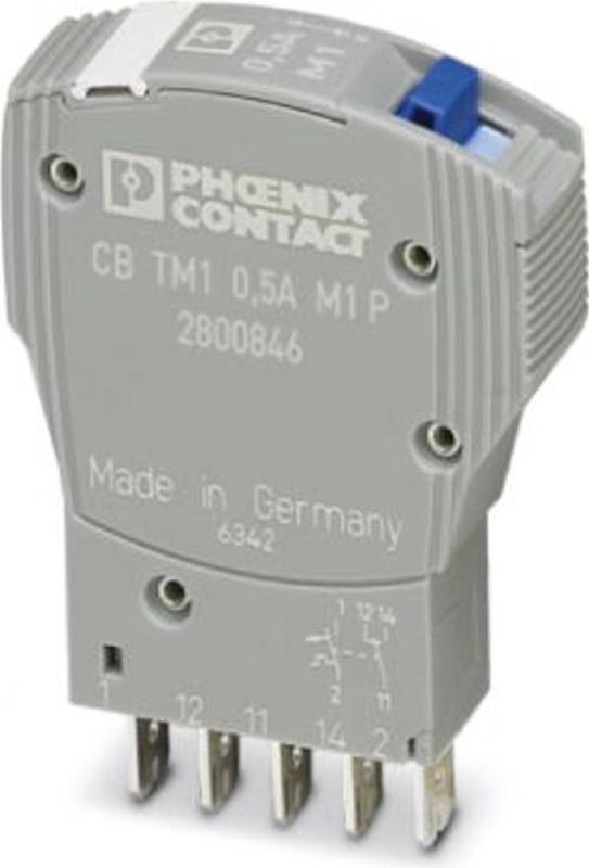 Phoenix Contact - 2800848 - Beveiligingsschakelaar - Thermisch - 250 V/AC - 2 A - 1 stuk