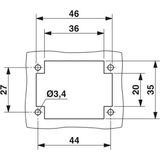 Stekker - B6 - 1 Stuk - Polyamide - IP65 - 6 Polen