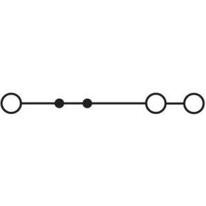Phoenix Contact PTU 4-TWIN 3211859 Doorgangsklem 0.20 mm² 4 mm² Grijs 50 stuk(s)