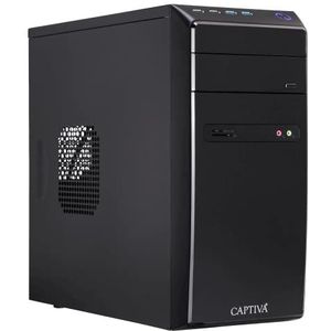 Captiva Complete computer Captiva Power Starter I57-534 (G6400/SSD 480GB/8192/DVD-RW/MSI/w/o OS) (Intel Pentium Gold G6400, 8 GB, 480 GB, SSD), PC, Zwart