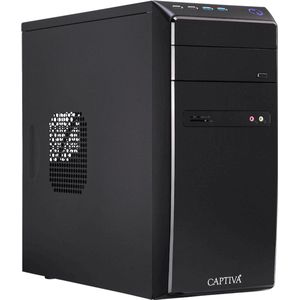 Captiva - Power Starter I60-536 - PC - Zwart - Intel Core i5-10400 - 8GB RAM - 480GB SSD