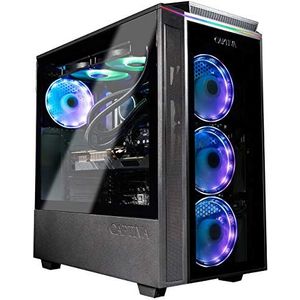 Captiva Highend Gaming R62-649 DDR4-SDRAM 32 GB 2000 GB SSD Windows 10 Home PC Zwart