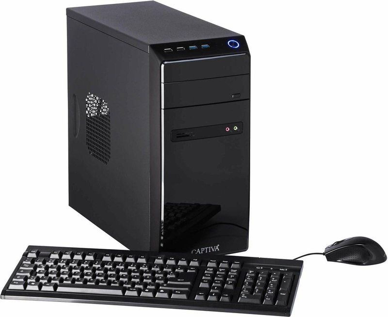 Captiva - B7A 21V3 - Desktop-PC - Zwart - Ryzen 7 5700G - 16 GB RAM - 1 TB SSD - Windows 11 Home