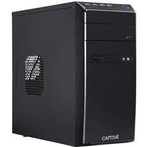 Captiva - Complete Computer - Zwart - AMD Ryzen 5 5600G - 16GB RAM - 500GB SSD