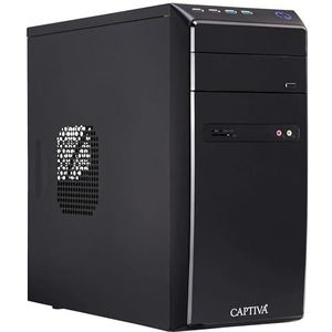 Captiva PC Power Starter I71-189 I Intel i5 12400 I moederbord H610M I 16GB DDR4 RAM I Intel UHD Graphics I 500 GB M.2 SSD I zonder Windows I Office Personal Computer Business Tower I WLAN I USB