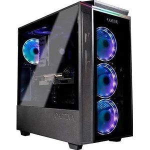 Captiva Highend Gaming PC R72-382 [AMD Ryzen 7 5800X / 32GB RAM / 2TB SSD/RTX 4070 Ti / B550 / Achterkant]