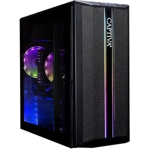 Captiva - R74-726 - Gaming PC - Zwart - AMD Ryzen 5 5500, 16 GB DDR4, 1 TB SSD, NVIDIA GeForce RTX 4060 Ti