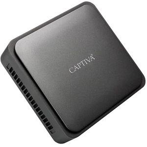 Captiva HISTTON Mini-pc I76-489, Intel Core i5 1240P (12C/16T, tot 4,4GHz), 8 GB DDR4 RAM, 250 GB M.2 NVMe SSD, zonder besturingssysteem, stil, wifi, 4K @60Hz, Business Office Workstation