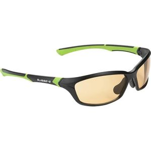 SWISSEYE Sportbril Drift, incl. microvezelzak, matzwart/groen, één maat