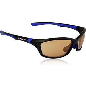 Swiss Eye Sportbril Drift, zwart mat/blauw