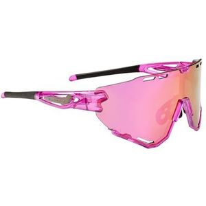 SWISSEYE Your Vision - onze passie mantra-frame shiny laser roze, lens smoke pink Revo