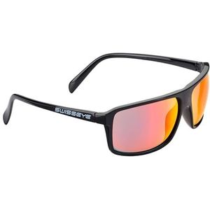 Swiss Eye Kanjo Flex 2 zonnebril sportglazen, glanzend zwart, eenheidsmaat
