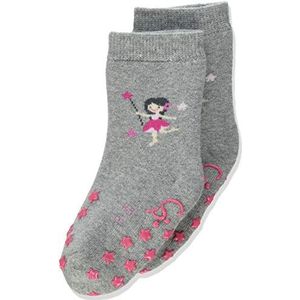 Sterntaler Babyjongens Abs-kruipsokken Fee Socks, zilver gem., 17-18 EU