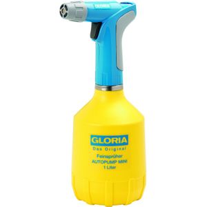 GLORIA AutoPump Mini-handsproeier | Plantenspuit van 1 liter met batterijvoeding | Elektrische spuitfles | Sproeier met LED-lampje