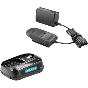 GLORIA - Accu Starterskit - Accu + Oplader - Bosch PBA 18V / 2.5Ah