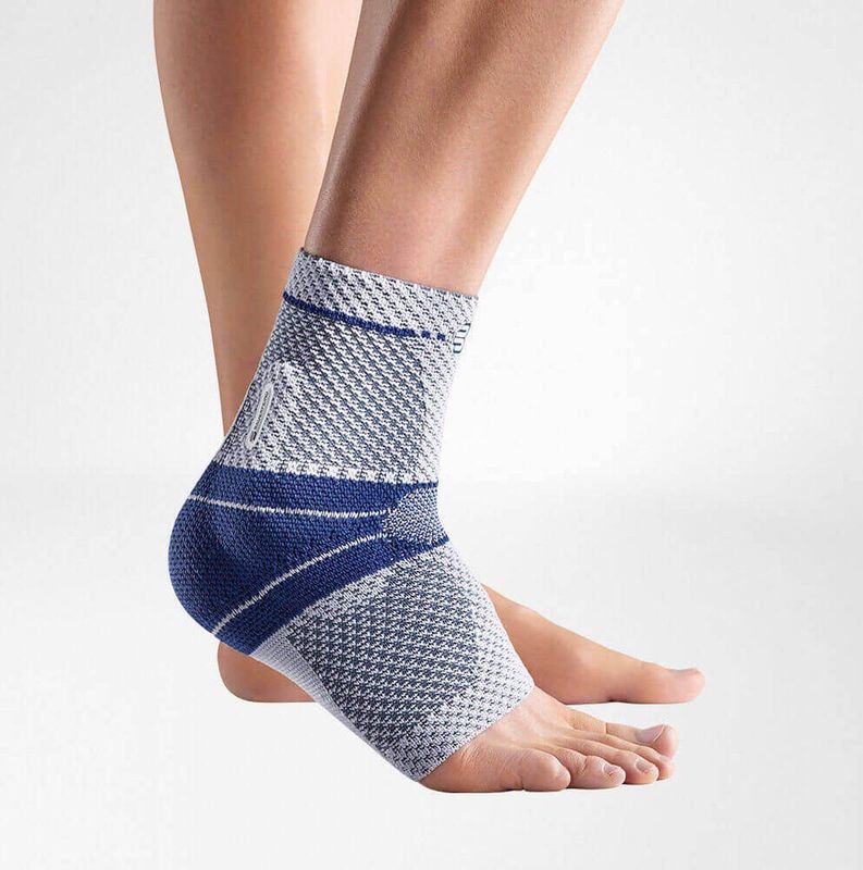 Bauerfeind MalleoTrain® Enkelbrace - Zijde: Rechts - Maat: 1 (17 - 19 cm) - Kleur: Titaan