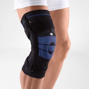 Bauerfeind - GenuTrain S - Kniebrace - Meer stabiliteit om de knie in een goede positie te houden - Rechte kniebrace - Maat 5 - Kleur: zwart