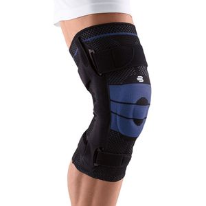Bauerfeind - GenuTrain S - Kniebrace - Zwart - Materiaal: Visco-elastisch