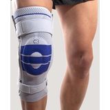 Bauerfeind GenuTrain S Kniebrace - 1 - Links - Grijs