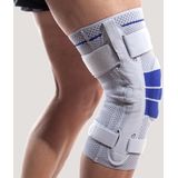 Bauerfeind GenuTrain S Kniebrace - 2 - Links - Grijs