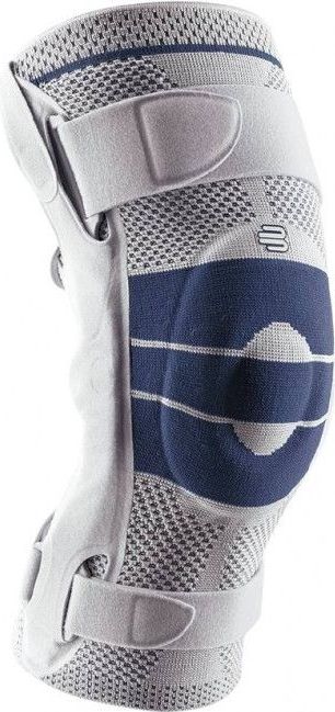 Bauerfeind GenuTrain S Kniebrace - 3 - Links - Grijs