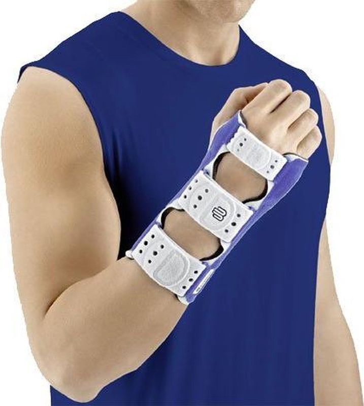 Bauerfeind ManuLoc Polsbrace - 1 - Universeel - Grijs