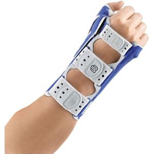 Bauerfeind ManuLoc Rhizo Polsbrace - 1 - Links - Grijs - Rhizo