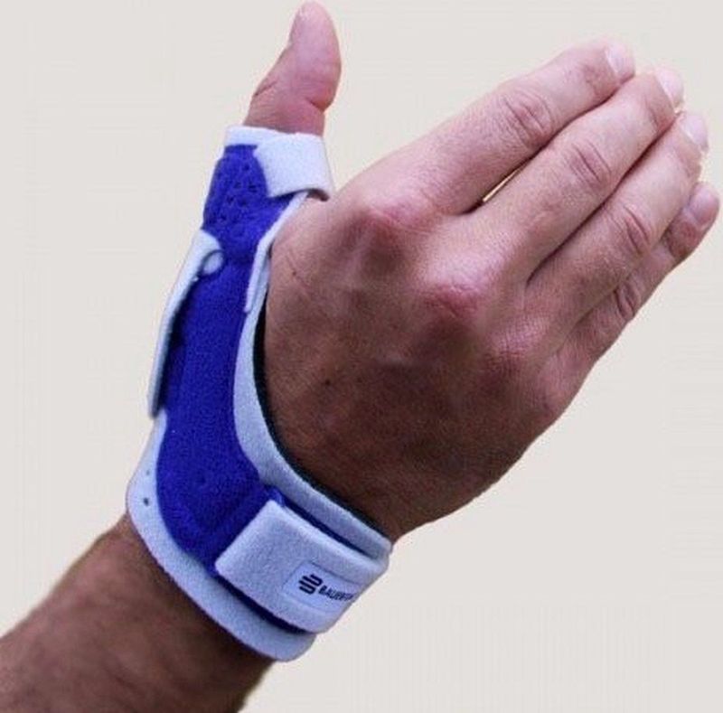 Bauerfeind RhizoLoc Duimbrace - 1 - Rechts - Grijs