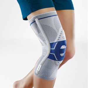 Bauerfeind Genutrain P3 Kniebrace - Maat: 6 - Kleur: Titan - Zijde: Links