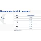 Bauerfeind MalleoTrain S Open Heel Enkelbrace - 4 - Links - Grijs