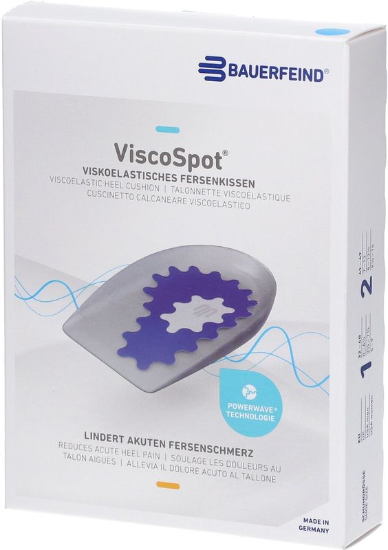 Bauerfeind ViscoSpot Inlegzolen - 2 - Links en Rechts - BlauwWit