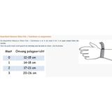 Bauerfeind ManuLoc Rhizo Polsbrace - 3 - Rechts - Grijs - Rhizo
