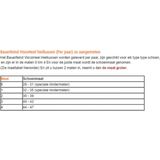 Bauerfeind ViscoHeel Inlegzolen - 1 - Universeel - BlauwWit