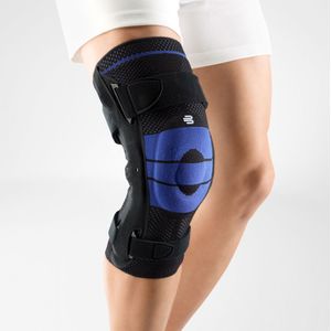 Bauerfeind GenuTrain S Pro Kniebrace Zwart - Mt7 links