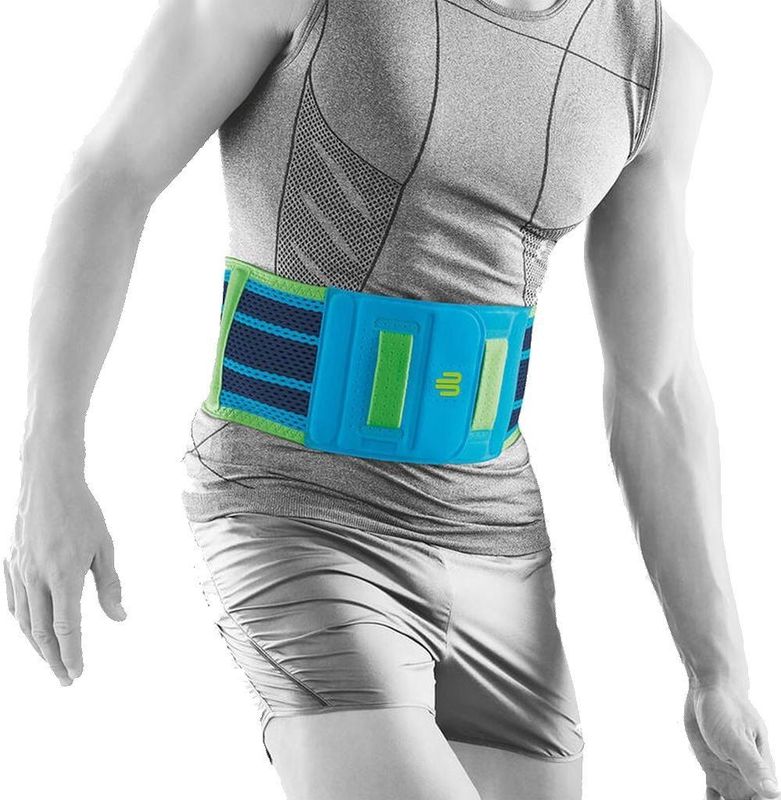 Bauerfeind Sports Back Support Rugbrace - XS - Blauw
