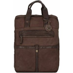 Harbour 2nd Cool Casual Jonas Rugzak Leer 42,5 cm Laptopcompartiment chocolate brown