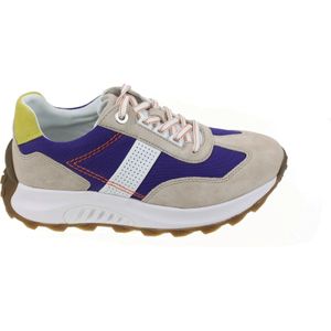 Gabor rollingsoft sensitive 26.914.33 - dames rollende wandelsneaker - beige - maat 42 (EU) 8 (UK)
