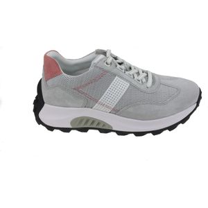 Gabor, Schoenen, Dames, Grijs, 38 EU, Suède, Flexibele Walking Sneaker met Rollingsoft Technologie